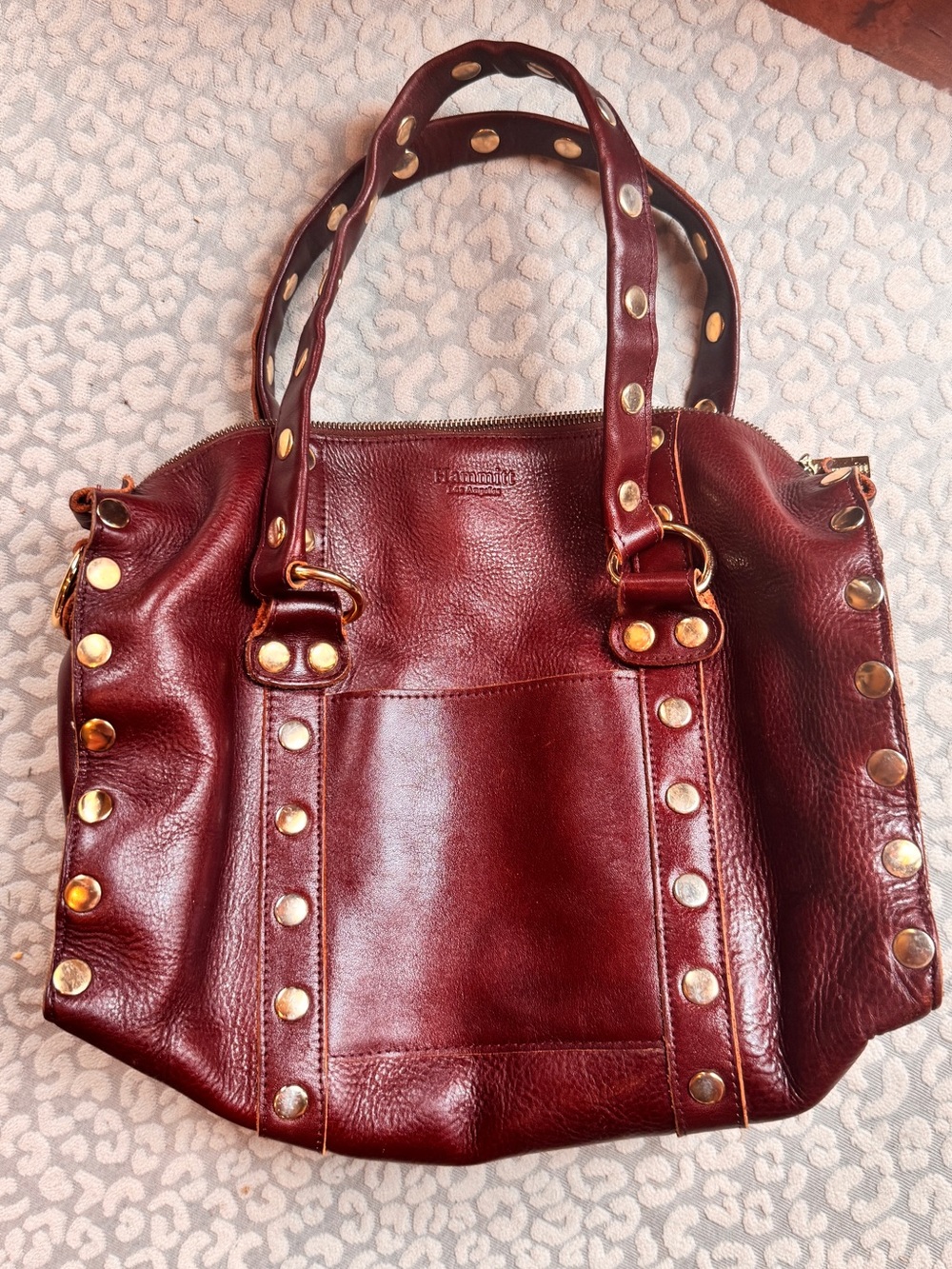 Hammitt Los Angeles Women's  Leather Stud Tote - Picture 8 of 16